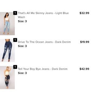 Fashion nova jeans